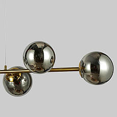 Бронзова люстра довга 115см на 6 ламп (84-1021-6 GAB+BK), фото 4