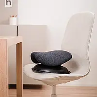Сидіння-сідло Humantool Saddle Chair, оббивка вовна WOOL, темно-сірий колір
