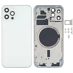 Корпус iPhone 12 Pro серебристый, оригинал PRC