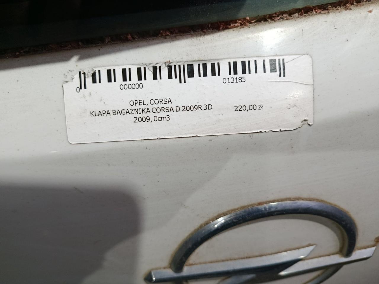<p>Вітаю зацікавлених на авто розборці Чемпіон !!!<br />
 Предметом оголошення є&nbsp;Кришка Багажника Opel Corsa D 3d 93189490<br />
 Фактичний стан на фото. Гарантія 14 днів на встановлення та перевірку<br />
 Висилаємо по всій Україні по передоплаті на транспортні витрати!<br />
 Наявність та асортимент на складі постійно змінюються.<br />
 Точні деталі уточняйте по телефону +380973363743</p> — фото 2