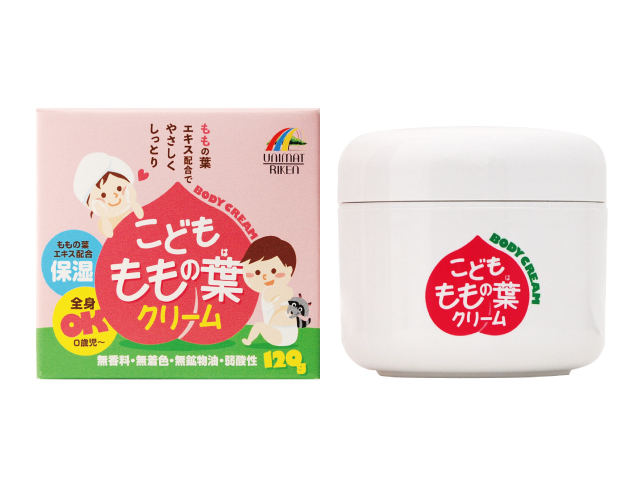 Дитячий крем з персиковим листям, Kids Peach Leaf Cream,Unimat Riken, 120г (862798)