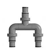 Двопотоковий адаптер 00025 для шланга (32/38 мм)