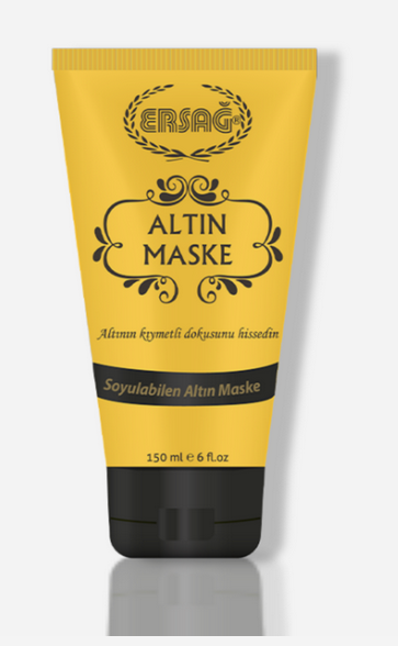 Золота Маска Для Обличчя 150 мл Ersag, фото 1