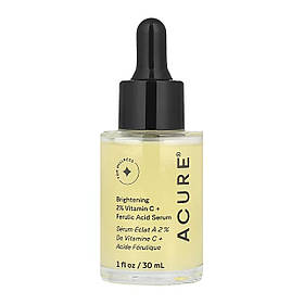 Acure Brightening 2% Vitamin C + Ferulic Acid Serum - 30 ml yY.