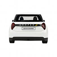 Іграшкова машинка Автопром MINI Cooper біла 1:28 — металева модель зі світлом і звуком, 13,5 см, арт. 68739-1, фото 5