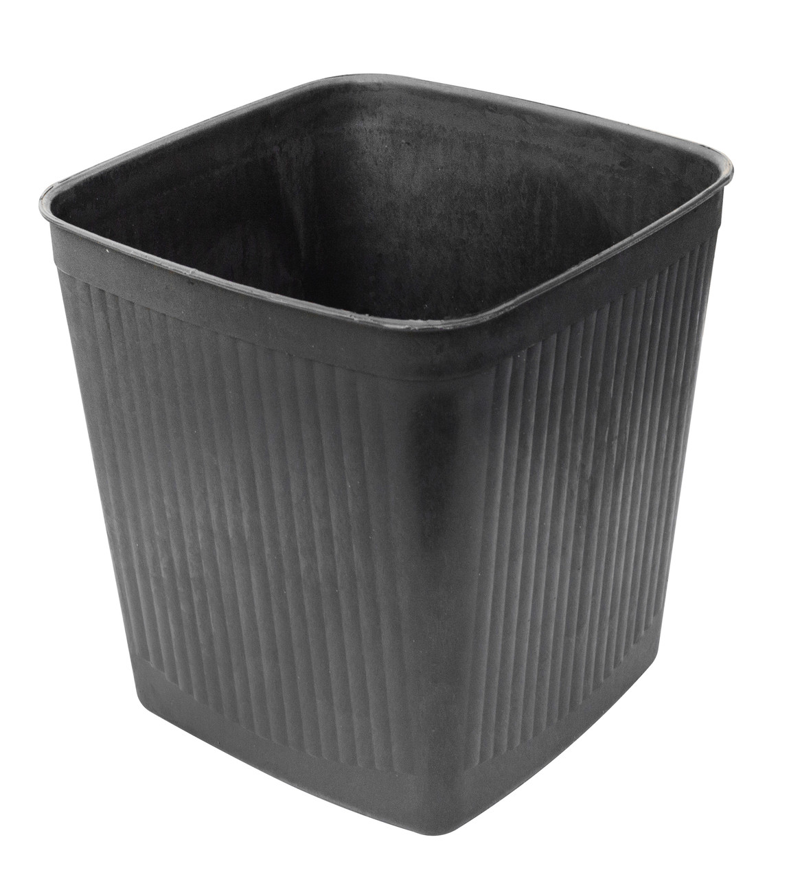 Відро 12 літрів чорне без кришки та без ручки 27*27*29 см (ХАРПЛАСТМАС), фото 1