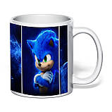 Чашка з друком "Sonic" №2 330 мл (колір білий) (35057), фото 2