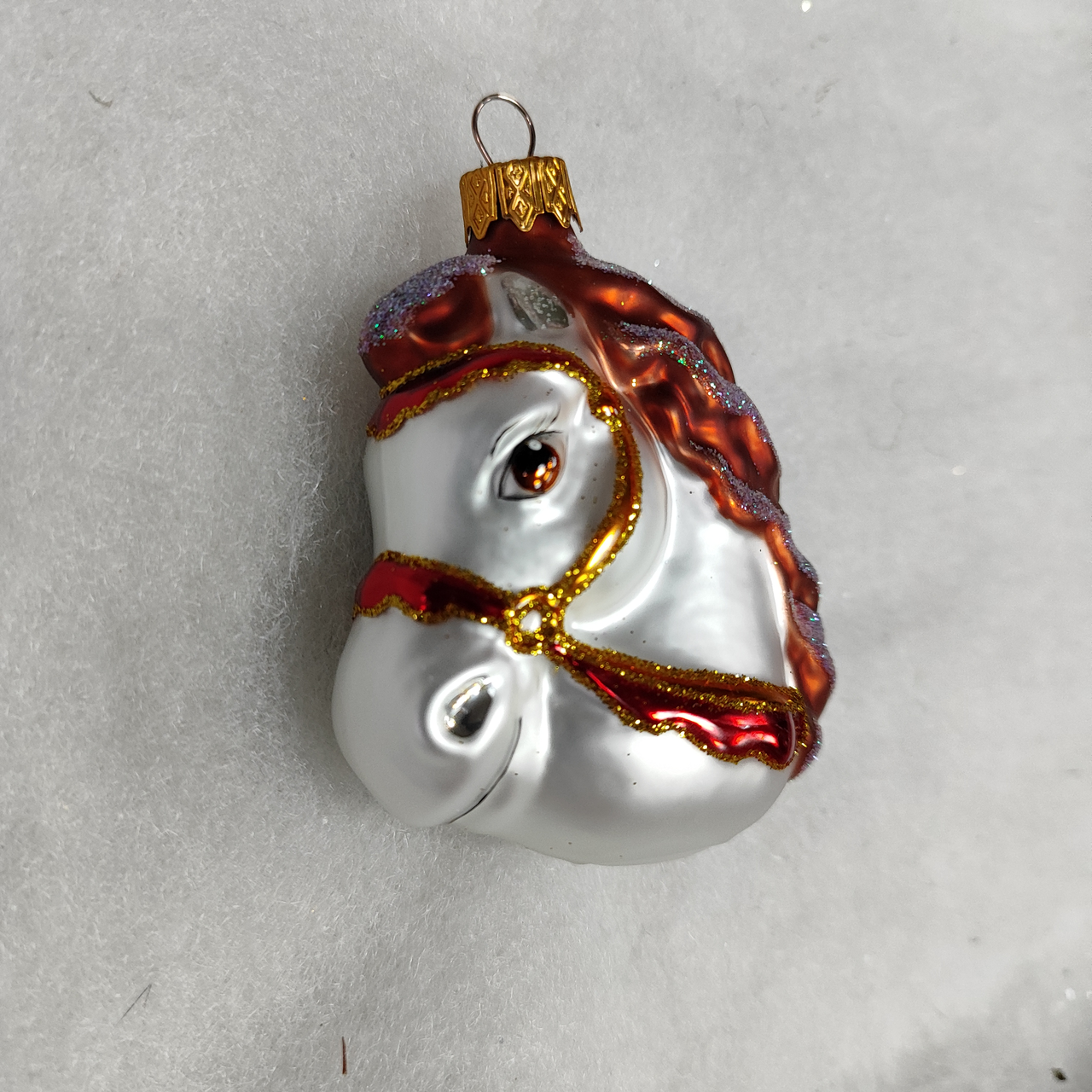 Новорічна іграшка "Голова коня"