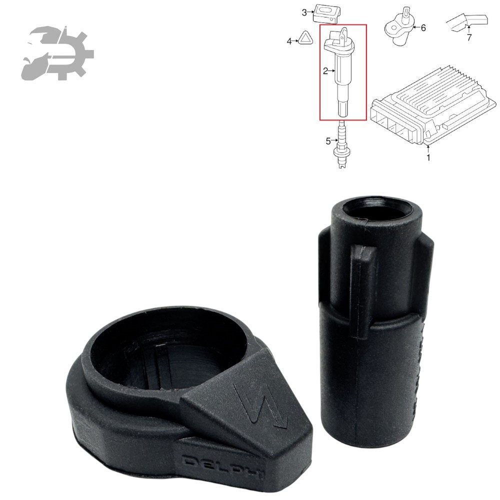 Резиновий наконечник модуля запалювання X5 F85 Bmw 12131712219 12137551260 12137594938 7594937, фото 1