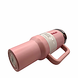 Термос термочашка Stanley Quencher ProTour Flip Straw Tumbler з нержавіючої сталі 1,18 л pastel pink KT7001959 solve, фото 7