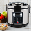 Мультиварка 30 програм Crownberg CB-5528 5 л 1000 Вт електронне керування з дисплеєм і функцією скороварки, фото 2