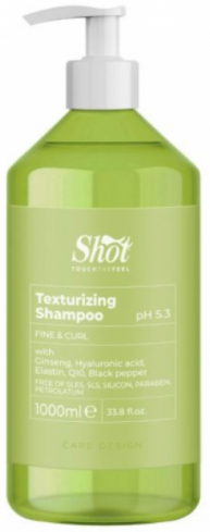 Текстурувальний шампунь для кучерявого волосся Shot Texturizing Shampoo, фото 1