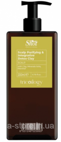 Детокс глина для шкіри голови Shot Scalp Purifying Detox Clay 200 мл, фото 1