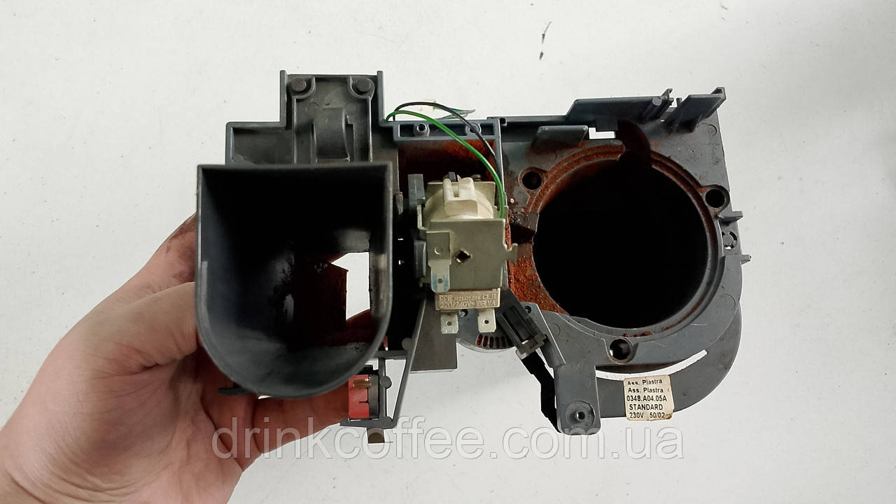 Корпус кавомолки вертикальної в зборі для кавомашини Saeco Magic Comfort + SUP012DE_4 б/у, фото 1