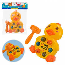 Іграшка стукалка PL-725-32 Качка в комплекті молоток р-р 16х7х22.5см
