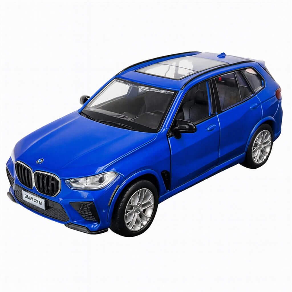 Іграшкова машинка Автопром BMW X5M 1:32 — металева, світло і звук, інерційна, синя, арт. 68497-2, фото 1