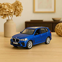 Іграшкова машинка Автопром BMW X5M 1:32 — металева, світло і звук, інерційна, синя, арт. 68497-2, фото 9