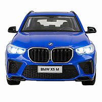 Іграшкова машинка Автопром BMW X5M 1:32 — металева, світло і звук, інерційна, синя, арт. 68497-2, фото 2