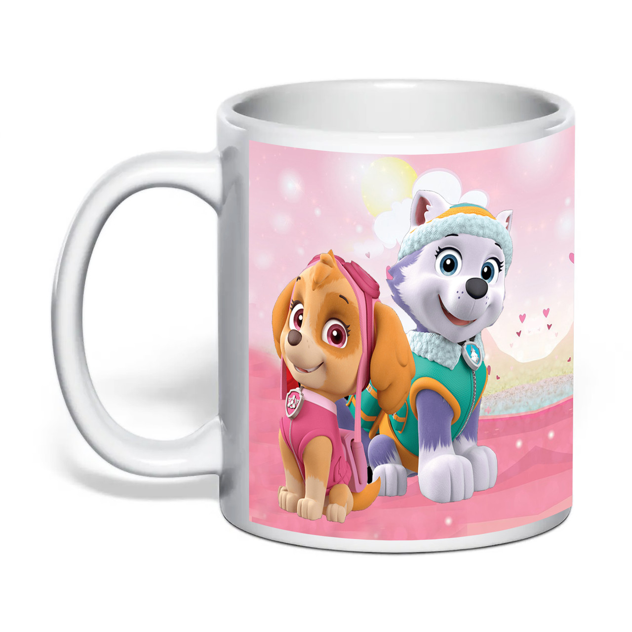 Чашка з друком "Щенячий патруль" №1 330 мл (колір білий) (35129), фото 1