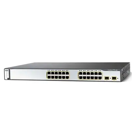 Комутатор Cisco Catalyst 3750-24PS-S, фото 1