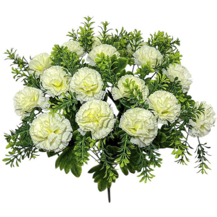 Штучні квіти букет 18 гвоздик, 42см, фото 1