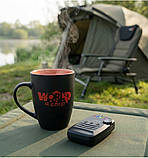 Чашка керамічна для риболовлі World4Carp Black&Red Mug 350 ml, фото 2