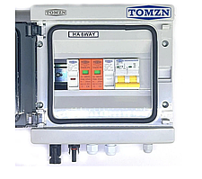 Щит / Бокс комбінований вологозахисний, зібраний ,з захистом сонячних панелей 1стрінг IP65 HA8WAY
