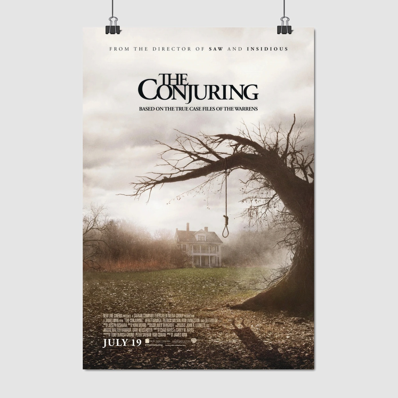Плакат "Закляття, The Conjuring (2013)", 60×40см