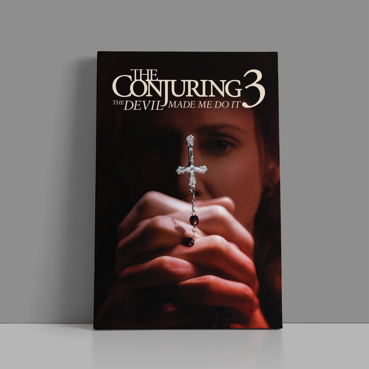 Картина на полотні "Закляття 3, The Conjuring 3: The Devil Made Me Do It (2021)", 60×40см