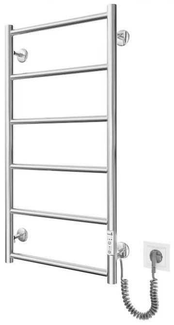 Рушникосушка Mario електрична Класік F НР-I, 800x430x75мм, таймер-регулятор, нерж.сталь, хром, фото 1