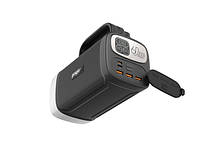 Повербанк C61 для ноутбука 60000 mAh 100W — чорний (з ліхтарем і ручкою)