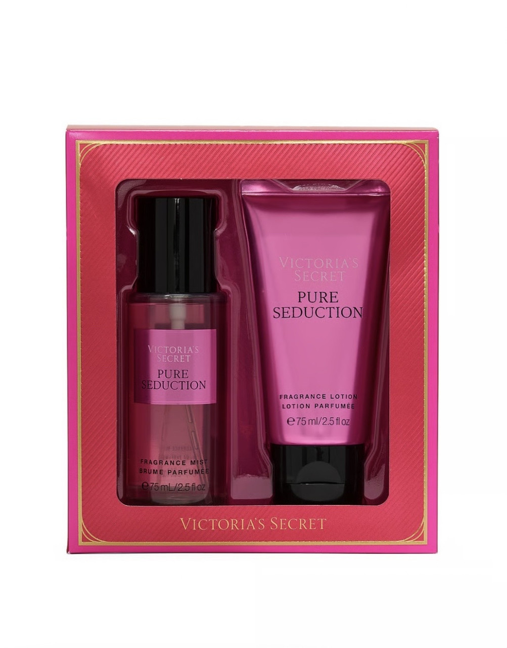 Подарунковий набір косметики Victoria’s Secret Pure Seduction: міні міст та лосьйон, оригінал, фото 1
