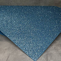 Фоаміран з глітером 2 мм, розмір 20*30 см, колір -блакитний, арт 016185, 1 шт, Блакитний
