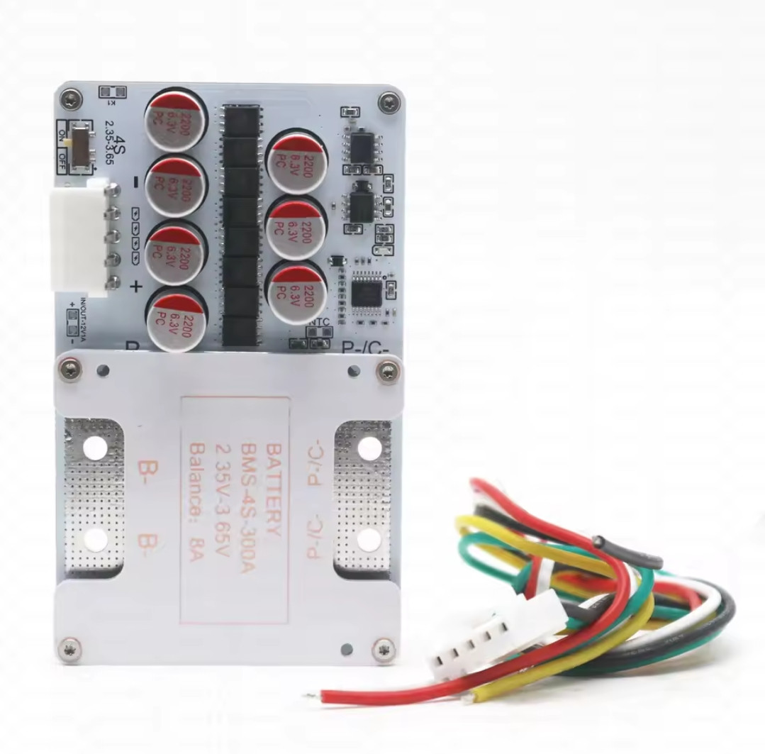 Контролер BMS 4S 12,8V(14.6V) LiFePO4 150А(300А) з активним балансуванням 8A, фото 1