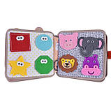 Книга м'яка тактильна 432-24, пакет 20*20*7 см., фото 7