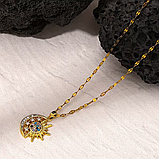 Прикраса з кулоном Місяц та Сонце, фото 4