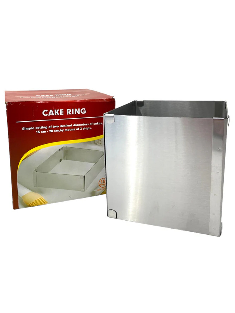 Форма розсувна Квадрат Empire висота 15 см розмір від 15 до 28 см (202432)