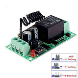Бездротовий блок дистанційного керування з модулем-приймачем DC 12v на 1 реле 220v, фото 3