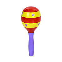 Дитяча дерев'яна іграшка Маракас MD 0361-1 розмір 12,5 см