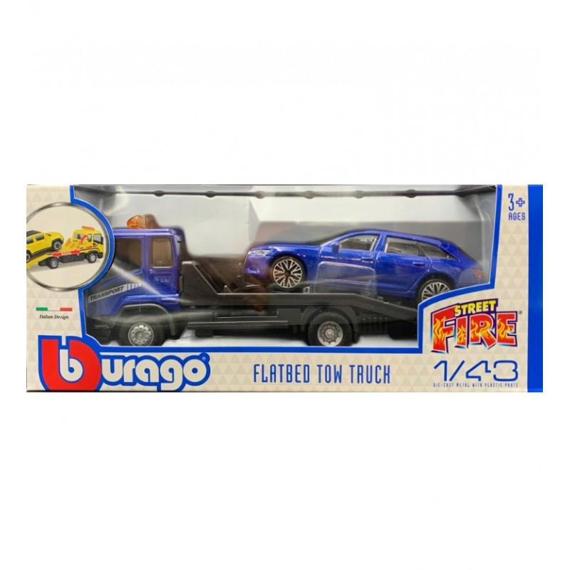 Ігровий набір - ЕВАКУАТОР з автомоделлю AUDI A6 AVANT Bburago 18-31418, фото 1