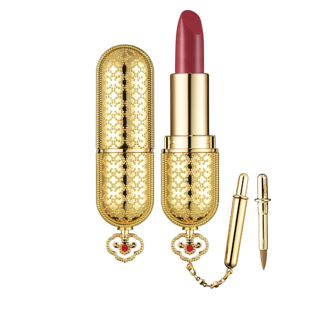 Розкішна преміальна помада Mi Luxury Lipstick з ефектом тину та 24-каратним золотим покриттям 15 Rose, фото 1