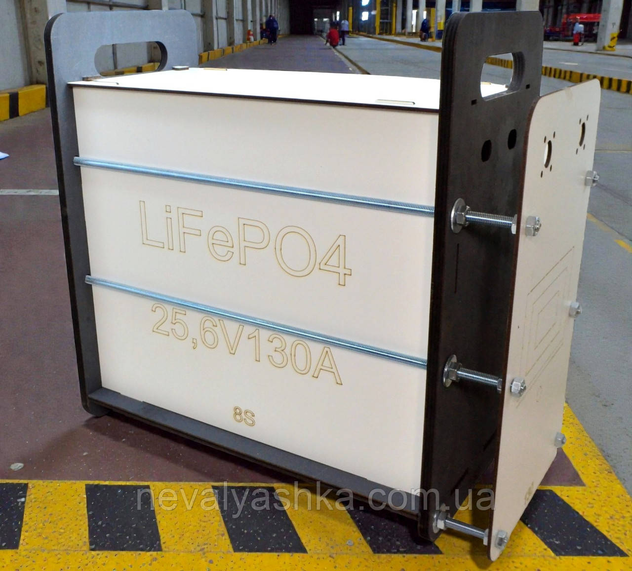 Корпус Економ для LiFePO4 - 130х8s EVE (130Ah 130Ач) Бокс Акумуляторів (Розбір) Дерев'яний Ящик Коробка для Елементів Батарей А