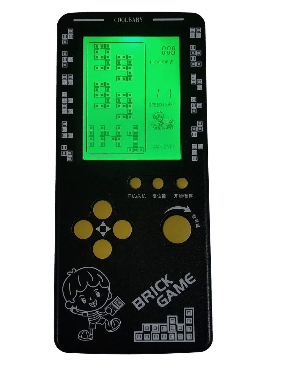 Тетріс Супер 4 9999 in 1 (з Підсвіткою, акумулятор BL, чорний), фото 1