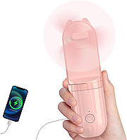 3-в-1 міні-вентилятор, портативний зовнішній акумулятор та ліхтарик