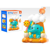 Іграшка для купання Водоспад зі слоном, присоски, лійка, 22x20x8 см