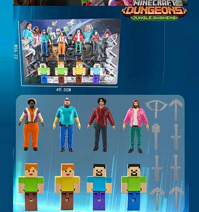 Набір ігрових фігур "Minecraft Dungeons" (AA020)