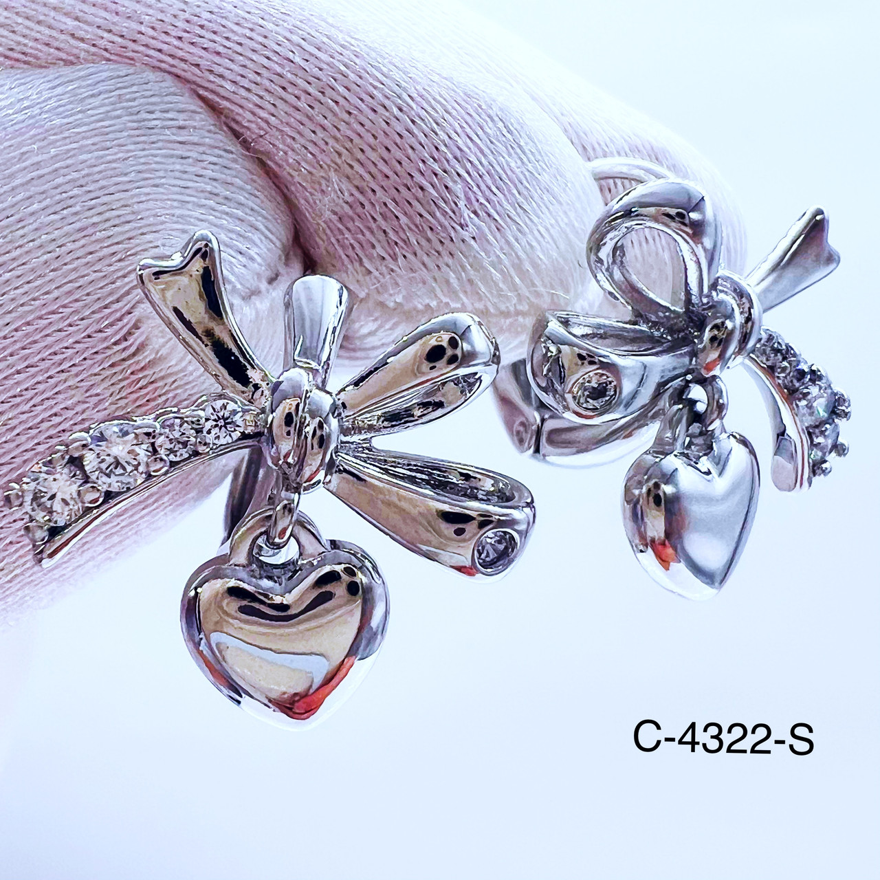 Сережки Xuping родій