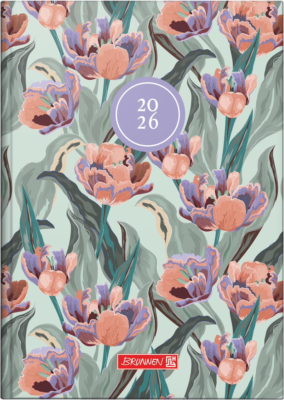 Щоденник датований 2026 Brunnen А5 обкладинка Botanical 1079515026