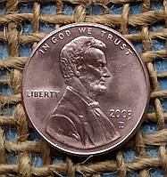 1 цент 2003 року. (D) США