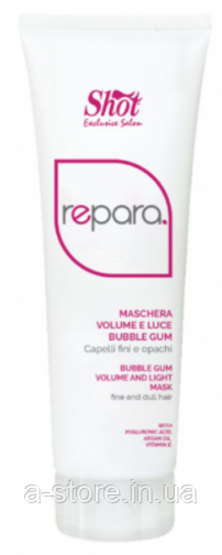 Ліпідна маска для тонкого та тьмяного волосся - Shot Repara Bubble Gum Volume Mask, фото 1